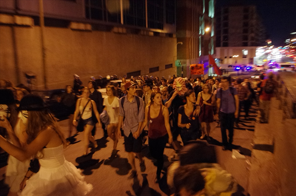 This was the night that marked the 200th day after the start of the strike