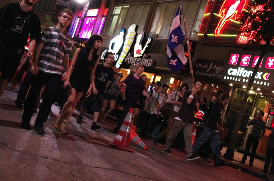 08.31.2012 at the student strike of Montreal against the bill 78