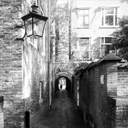 Quietude, eastern headed alleyway