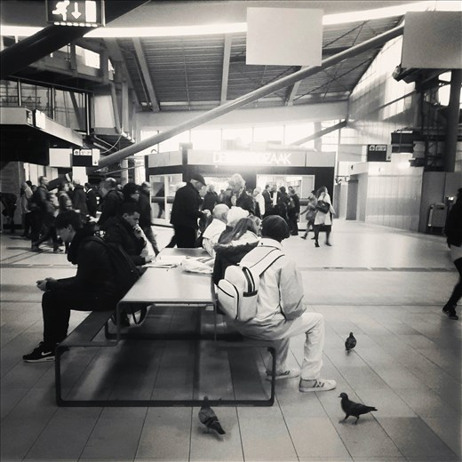 Utrecht Centraal in the Evening