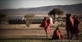 Some Maasai tribesmen chatting: by georgi_kate, Views[412]