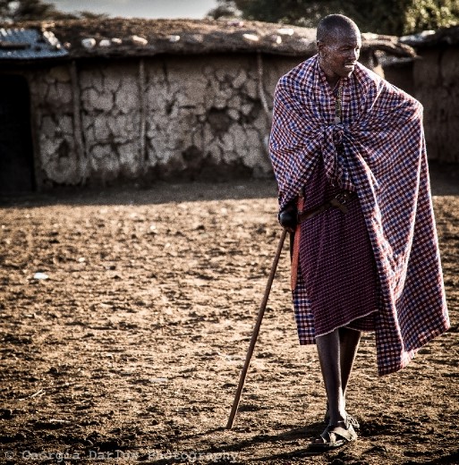 A Maasai tribesman