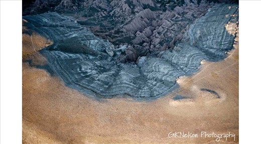 grand lava carved cravasses below the tabletop of volcanoes