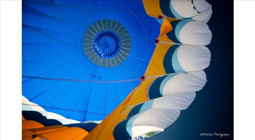 It comes to an end as the balloon collapses like lava rolling down the mountains