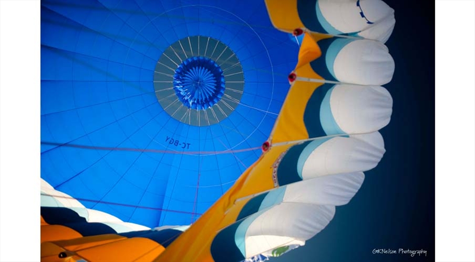 It comes to an end as the balloon collapses like lava rolling down the mountains