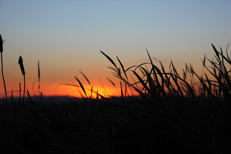 Sunset, Top of Mount Wellington, Auckland.