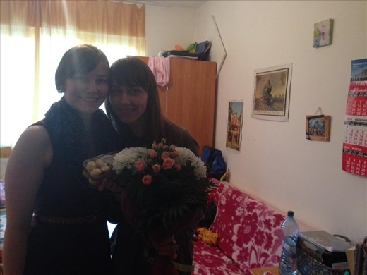 Valentines Day in Suceava with my friend Daniela