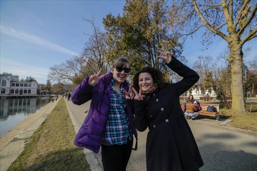 Cerasela and I in Cluj