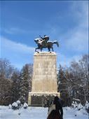 Statue of Stefan the Great - Suceava: by georgiaskipper, Views[217]