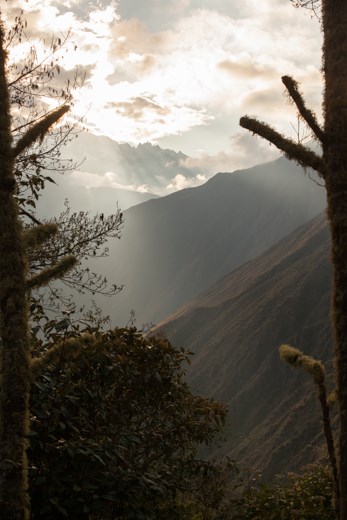 Early Morning light can often be the most beautiful to capture. The Inca Trail.