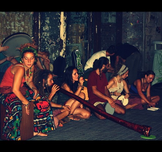 a band that used to sing in that spot on daily basis in Istiklal street in Istanbul, although their instruments may look poor, but they played some pretty good music!