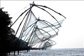Chinese Fishing net at Cochin: by gharatmanoj, Views[435]
