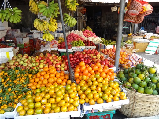 Fruit stall at Russian market