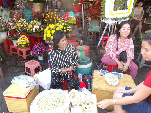 Flower seller at the Central Market
