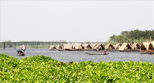 Picnic platforms at Kien Svay 