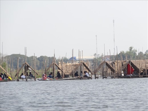 Platforms can be raised as the river rises