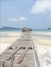 Jetty on Koh Rong Samloem island -  being repaired: by gina_holley, Views[392]