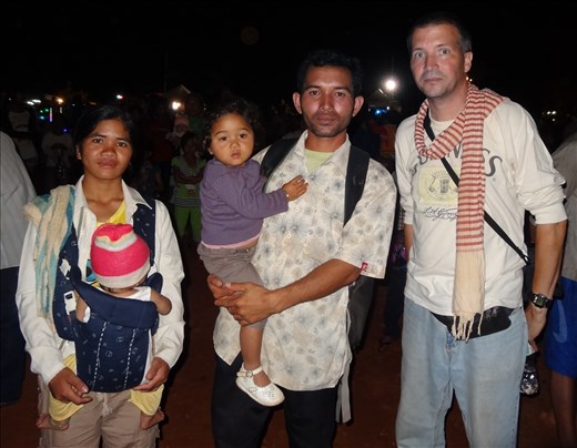 Friends went to the free music concert  with Richard (volunteer) and I