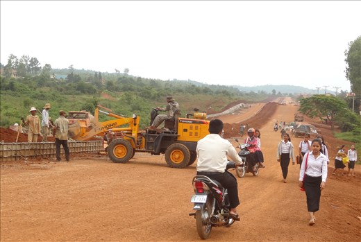 No stop/go men here - way to schools