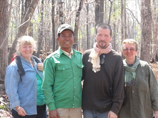 The other 3 musketeers with tour leader Mony