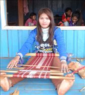 Traditional weavers in Pu Tang Village Sen Monorom: by gina_holley, Views[380]