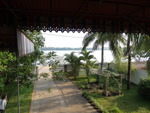 View from Le Tonle Guest House to Mekong River