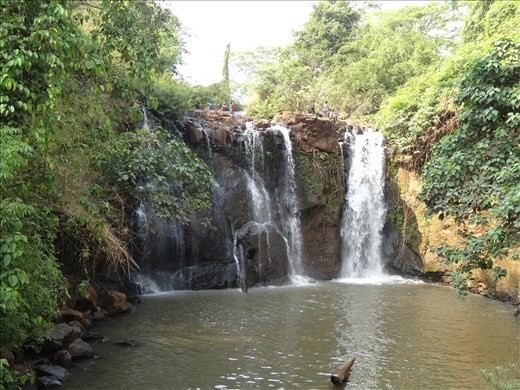 Great waterfall even in the dry season