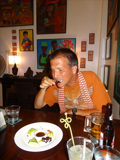 Rich actually eating his two