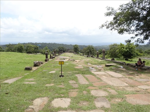 The path between two of the levels