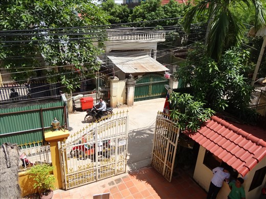 View from balcony at Learn4Life. Near the Night Market but quiet place to live.