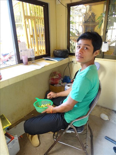 Hone the young lad who is responsible for parking and security at Learn4Life