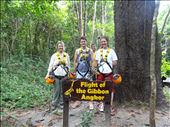 The zip line team at the end - myself, Liam and Maddy from Aussie: by gina_holley, Views[244]