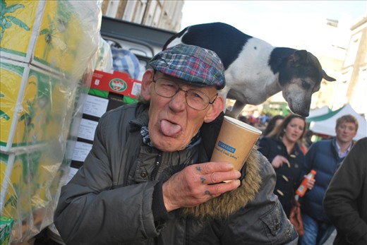 Doesn't he tell a story about himself?! He is not just an odd old man. He is definitely a Londoner.