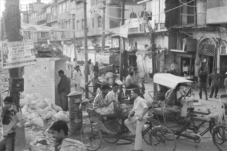 Town square of a modernised Mumbai. Circa 2010