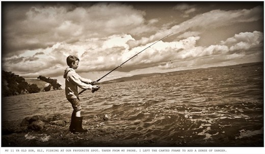 My son fishing at our favourite spot. Samsung G3.
