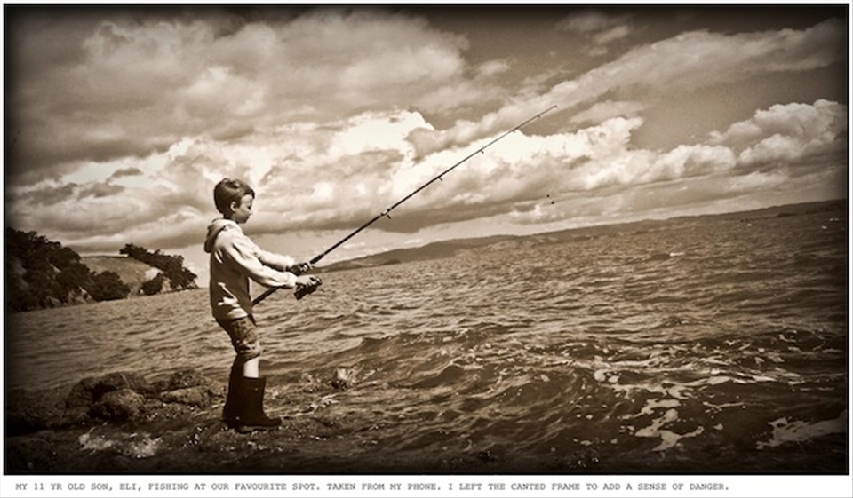 My son fishing at our favourite spot. Samsung G3.