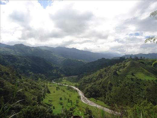 On our way to a coffe farm, a 5 hours walk from Salento