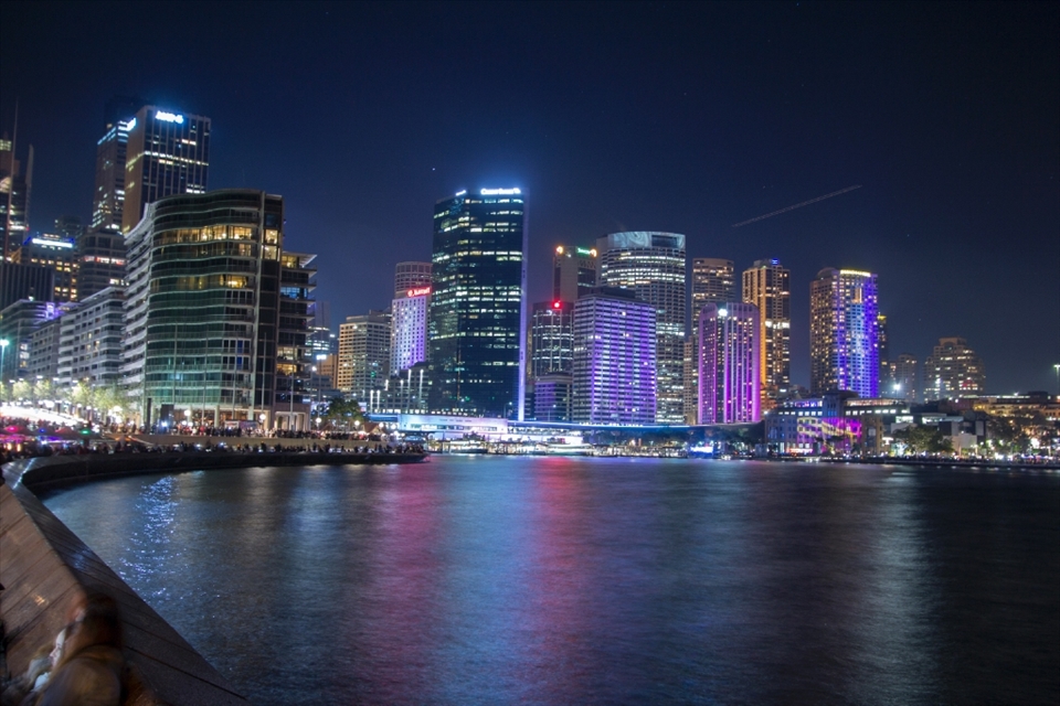 The city was bursting with colours at the Sydney Arts fetival. 