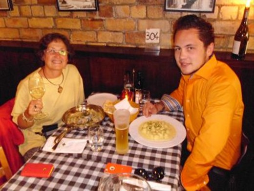 Last dinner with Nico