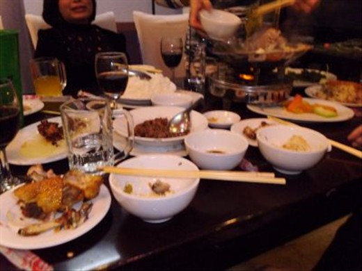 delicious variety of food