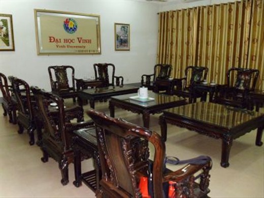 a meeting room at uni for special guests only - I am honoured