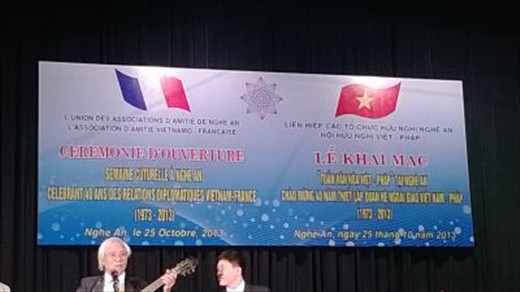 Celebrating 40yrs partnership France - Nge An Province