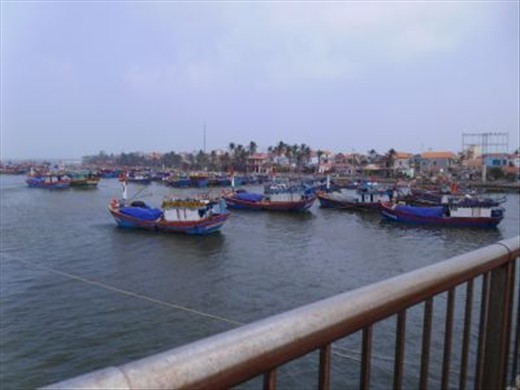 crossing the bridge to the peninsula