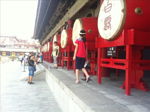 drums at Xi'an drum tower