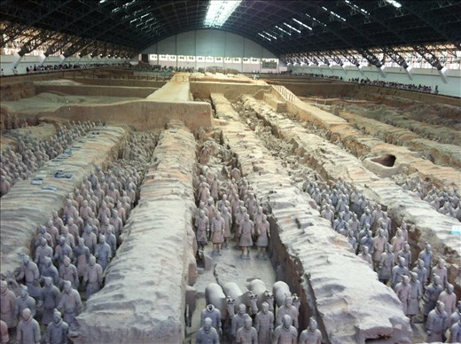 The big pit, Terracotta Warriors, Xi'an, China