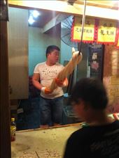 peanut taffy pulled for brittle, food street, Xi'an, China: by globalspirit, Views[89]