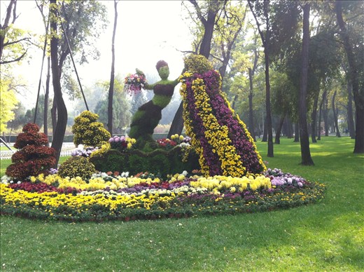flower show, Yingze Gong Yuan (park); Taiyuan, China