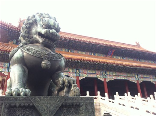 Forbidden City lion, Beijing, China