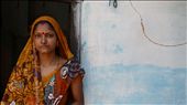 Portrait of a women outside her one-bedroom home in Varanasi: by globlish, Views[459]