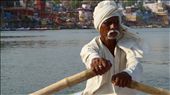 Boatman on the Ganges: by globlish, Views[323]